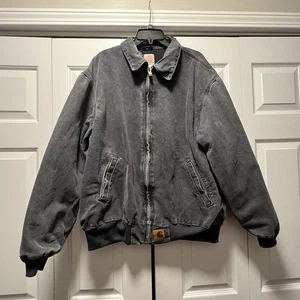 Vintage Carhartt Jacke J102 PTL Grau Y2K Größe XL Extra Large Distressed - Bild 1 von 20