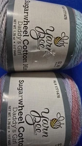 2HILOS ABEJA RUEDA DE AZÚCAR ALGODÓN MINI 1,75 OZ COLOR PAPÁ NIÑA - Imagen 1 de 6