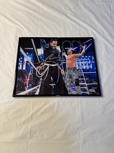 MATT JEFF HARDY SIGNED AUTOGRAPH 11x14 PHOTO FRAMED PSA/DNA COA THE HARDY BOYZ - Picture 1 of 4