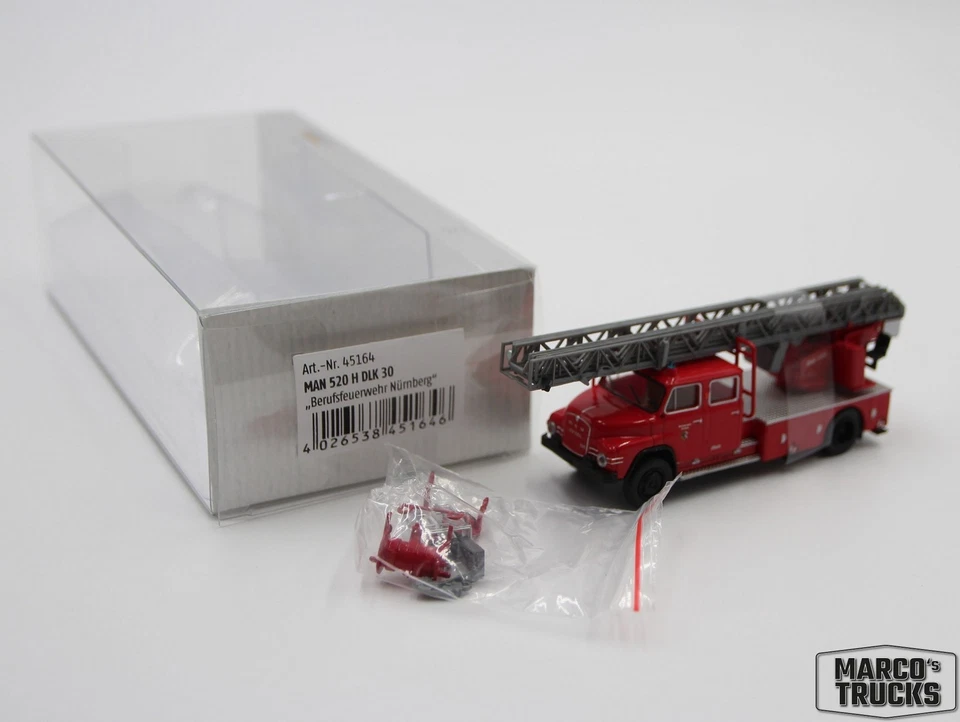 Brekina MAN 520 H DLK 30 der FW Nürnberg No. 45164 1:87 /BRN1011  - Image 1 of 1