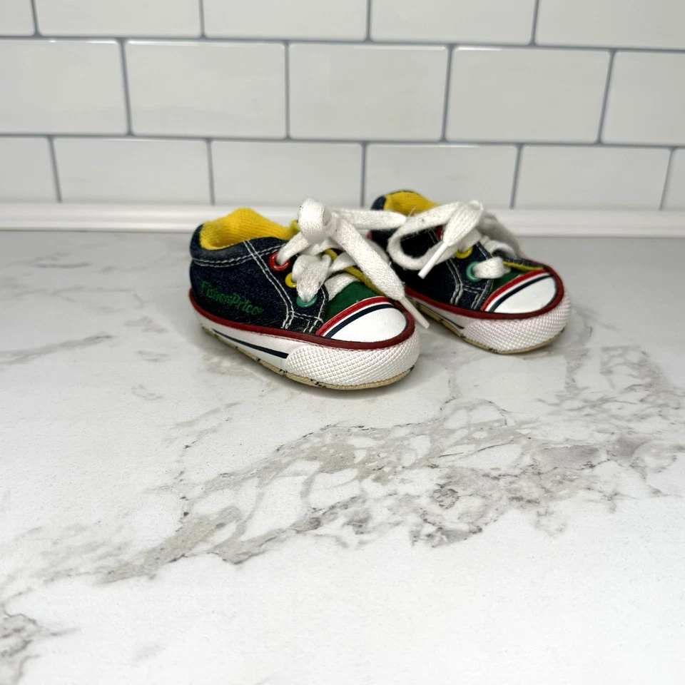 fisher price shoes boys Size 1 footwear vintage 2001 used - Image 1 of 4