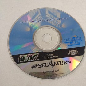 Japanese Fire Pro Wrestling 6 Men Scramble Sega Saturn Disc Only Japan Import