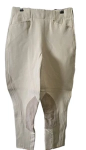 Equestrian Correct Riding Apparel Womens Large Pants Tan Check Measurements * - Picture 1 of 8