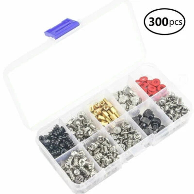300PCS Computer Screw Standoffs Replacement Repair Set Kit For Hard Drive + Case - Image 1 of 4