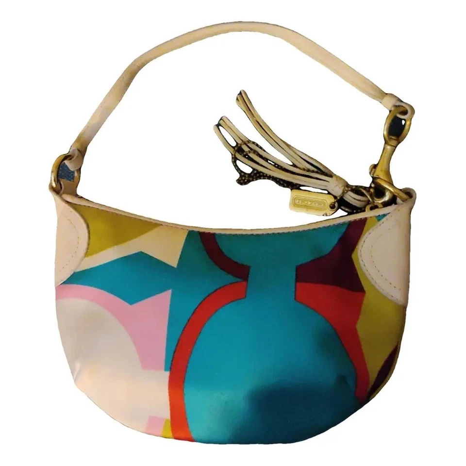 Mini bolso de seda Coach KIDEE vintage Foto 1 de 4