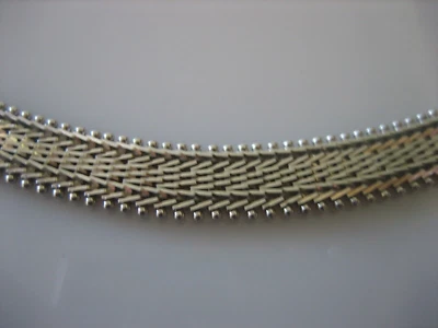 IMPRESIONANTE COLLAR CADENA 14K IMPERIAL IG ORO BLANCO 17" 33,4 GRAMOS Foto 1 de 4