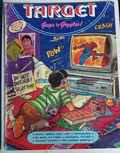 INDIA VINTAGE CHILDREN'S MAGAZINE: TARGET 1987 ARTICLES, STORIES, COMI SET OF 4 - Picture 1 of 17