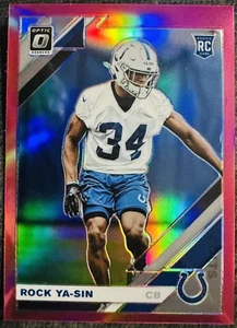 Tarjeta de novato Donruss Optic Pink #116 Rock Ya-Sin 2019 RC COLTS - Imagen 1 de 2