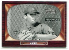2004 Bowman Heritage Black & White 342 Felix Hernandez Rookie