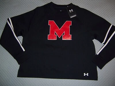 Nuevo con etiquetas Under Armour Maryland Terrapins Mujer Negro Polar Sudadera Corta M NUEVO Foto 1 de 3