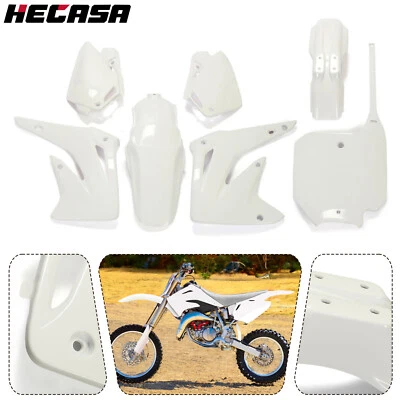 White Complete Plastics Kit Fairing Bodywork Set For Honda CR85 CR85B 2003-2007 - Image 1 of 4