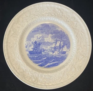 Plato de coleccionista auxiliar de colección Shenango Pottery American Legion EE. UU. v. Macedonia - Imagen 1 de 5