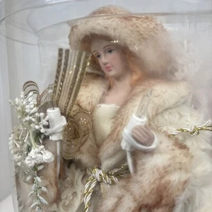 Holiday Lane Engel Baumspitze beleuchtet 14" Porzellankopf & Hände NEU 2019 Macys - Bild 1 von 8