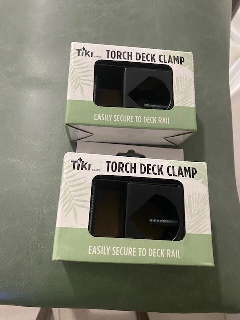 TIKI Brand Universal Torch Deck Clamp Mounting Bracket Set of 2 - Image 1 of 1
