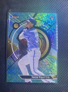 2023 Topps Finest Nick Pratto Aqua Shimmer Rookie /175 #4 Royals - Picture 1 of 2