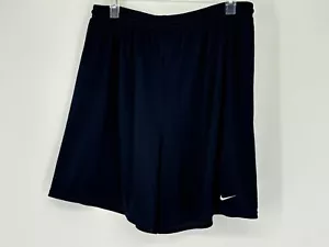 Nike Blue White Logo Athletic Pull-On Basketball Shorts Men's Size Large - Picture 1 of 6