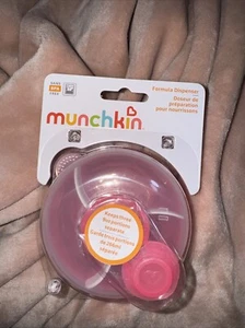 Munchkin Formula Dispenser Pink BPA Free Holds 3 - 9oz Servings Travel Container - Picture 1 of 1