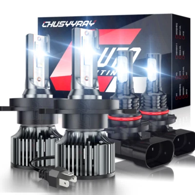 Se adapta a Kia Rio 2016-2020 Combo H4+9145 faros LED alto/bajo + bombillas antiniebla blancas Foto 1 de 4