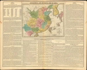 1820 China & Korea antique map by Lavoisne 21.8" x 17.6" hand color - Picture 1 of 4