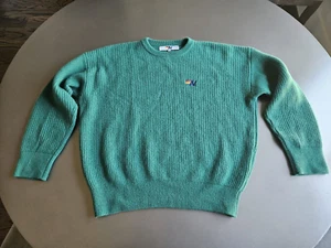 Aviator Nation Vintage Cabin Cashmere Sweater Green; Unisex Size S; Made in USA! - Bild 1 von 13