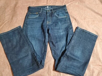 7 For All Mankind Austyn Squiggle Relaxed Straight Leg Stretch 28 (30x30.5) - Image 1 of 4