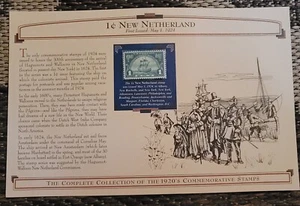 Sello conmemorativo de página 1924 1c NUEVO HOLANDÉS SCOTT 614 - Imagen 1 de 2