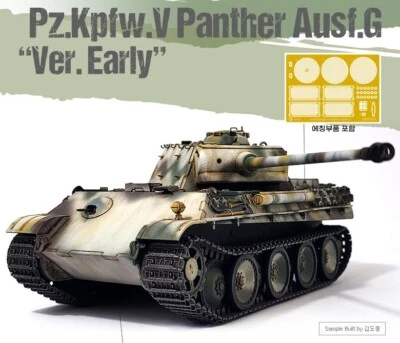 1/35 GERMAN PZ.KPFW. V PANTHER AUSF.G EARLY TANK PLA MODEL DIORAMA ACADEMY 13529 - Image 1 of 4