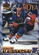 1997-98 (BLUES) Pacific Invincible NHL Regime #171 Stephen Leach