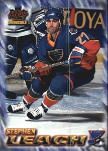 1997-98 (BLUES) Pacific Invincible NHL Regime #171 Stephen Leach