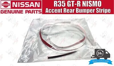 Nissan OEM Accent Rear Bumper Stripe Center For R35 GT-R Nismo Genuine - Image 1 of 4