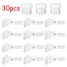 30PZ SERRATURA DI SICUREZZA MAGNETICO BLOCCO BAMBINO CHIUSURA CASSETTO E ARMADIO