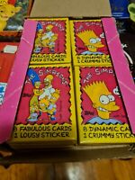 1990 Topps The Simpsons Wax Packs ~ 36 Packs ~ Vintage Cards 