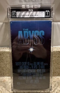1990 The Abyss Horror Cult VHS IGS Graded 8.5/9 Mint - Picture 1 of 2