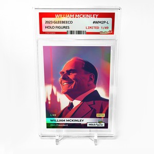 WILLIAM MCKINLEY Card GleeBeeCo Holo Figures #WM2P-L Limited to /49