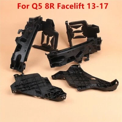 4PC For AUDI Q5 2013-2017 8R SQ5 S-Line Headlight Mounting Support Bracket Plate - Image 1 of 4