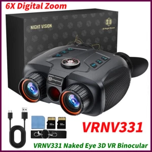 VRNV331 Naked Eye 3D VR Binocular Set Night Vision F1.2 FOV10 6X Digital Zoom - Picture 1 of 24