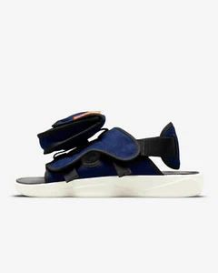 Nike Jordan LS Slides Sandals Slippers Flip Flops Blue CZ0791-400 Size 10 - Picture 1 of 12
