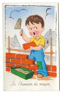 La chanson du maçon -- Carte postale - Picture 1 of 2