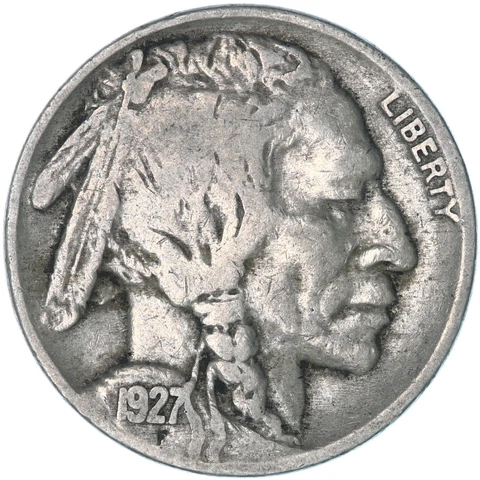1927 (P) Buffalo Nickel Fine FN Cover