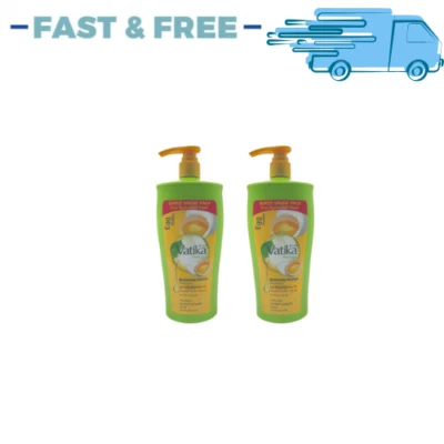 2x Champú Vatika Egg Protein Nutritivo Cabello Grueso para Cabello Fino y Limpio 600 ml Foto 1 de 3