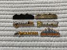 6 X METAL ADHESIVE DISCOVERY CHANNEL 4X4 BOOTLID BADGES..
