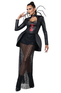 Deceitful Black Widow Spider Adult Costume - Picture 1 of 3