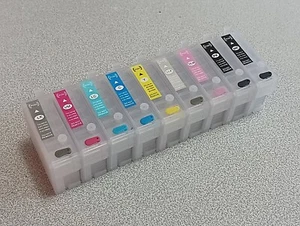 9 cartouches rechargeables compatible avec Epson SureColor SC-P600 T760 ORQUE - Photo 1/2