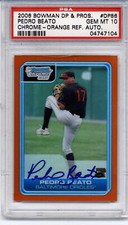 2006 Bowman Chrome Draft Picks and Prospects Orange Refractors #86 Pedro Beato O