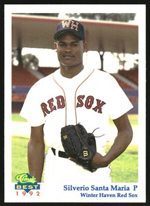 1992 Winter Haven Red Sox Classic/Best #13 Silverio Santa Maria