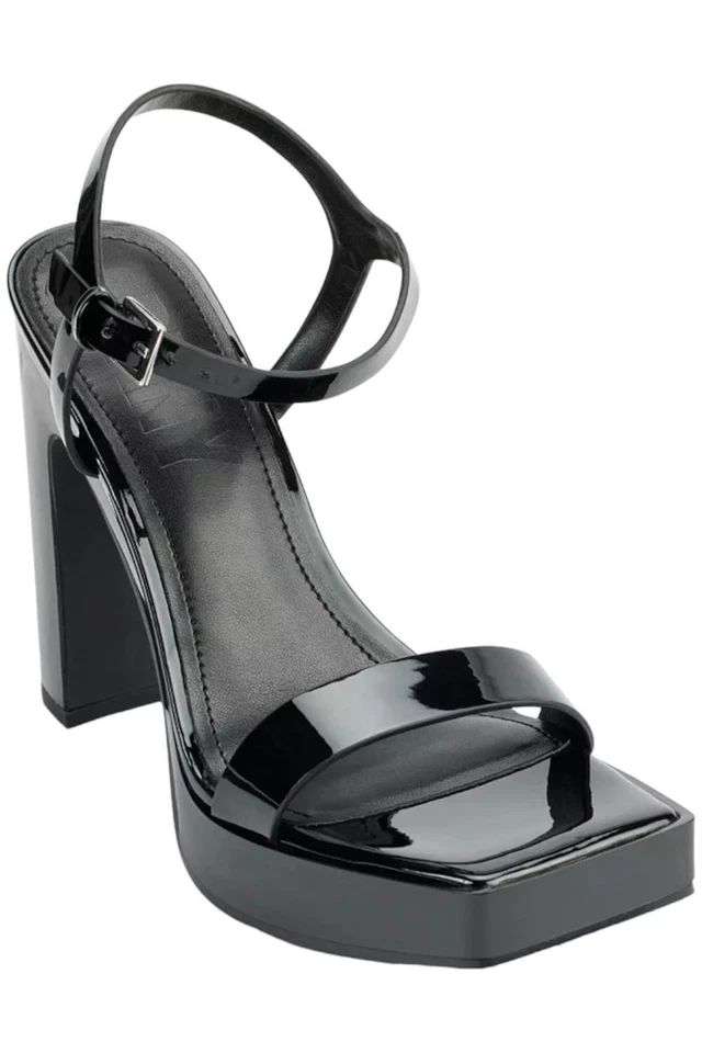 DKNY Womens Maiden Ankle Strap Heel Black - Изображение 1 из 1