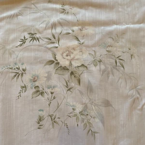 Vintage Floral Single Duvet Cover Accord Bedding White Pink Blue Flowers Frill - Picture 1 of 4