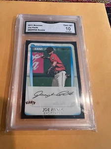 JOE PANIK GIANTS 2011 BOWMAN ROOKIE RC # BDPP68 GRADED 10 L@@@K - Bild 1 von 2