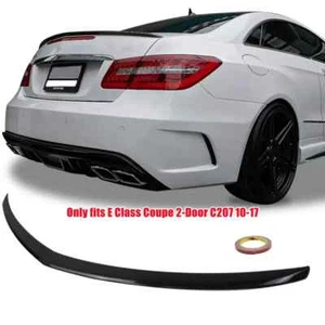 For 10-2017 Mercedes-Benz E-Class W207 C207 Coupe Gloss Black Rear Trunk Spoiler - Picture 1 of 12