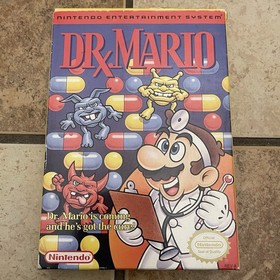 Dr Mario (Nintendo Entertainment System NES, 1990) Completo en Caja - Probado